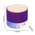 thumbnail image 3 of Birdeem Small Crack Bluetooth Speaker Outdoor Portable Subwoofer Wireless Small Speaker Home Desktop Luminous Mini Speaker, 3 of 12
