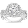 thumbnail image 1 of 3.00Ct Diamond Engagement Ring 14K White Gold, 1 of 2