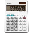 thumbnail image 4 of Sharp Elsi Mate EL-310WB - Desktop calculator - 8 digits - solar panel, battery - white, 4 of 5