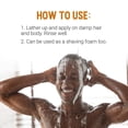 thumbnail image 2 of 3-In-1 Shampoo Conditioner and Body Wash by Woodys for Men - 32 oz Shampoo, 2 of 6