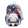 thumbnail image 1 of Spider-Man Ghost-Spider Miles and Peter Kids 16" Backpack and Lunch Bag 5 Piece Set, 1 of 7