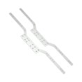 thumbnail image 2 of Yinanstore 2 Pieces RC Chassis Frame Rails for MN98 MN99S Parts 1:12 Scale RC Car Hobby argent, 2 of 8