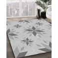 thumbnail image 3 of Ahgly Tapis d'Intérieur Lavable en Machine Carré Transitionnel Gris Canon, 6 Pieds Carré, 3 of 7