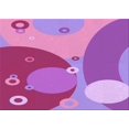 thumbnail image 1 of Ahgly Company Machine Washable Indoor Rectangle Transitional Violet Purple Area Rugs, 7' x 10', 1 of 7