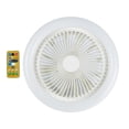 thumbnail image 2 of TISHITA Ceiling Fan with Light Adjustable LED Lights E27 Light Holder Ceiling Fan Lights White 36W, 2 of 8