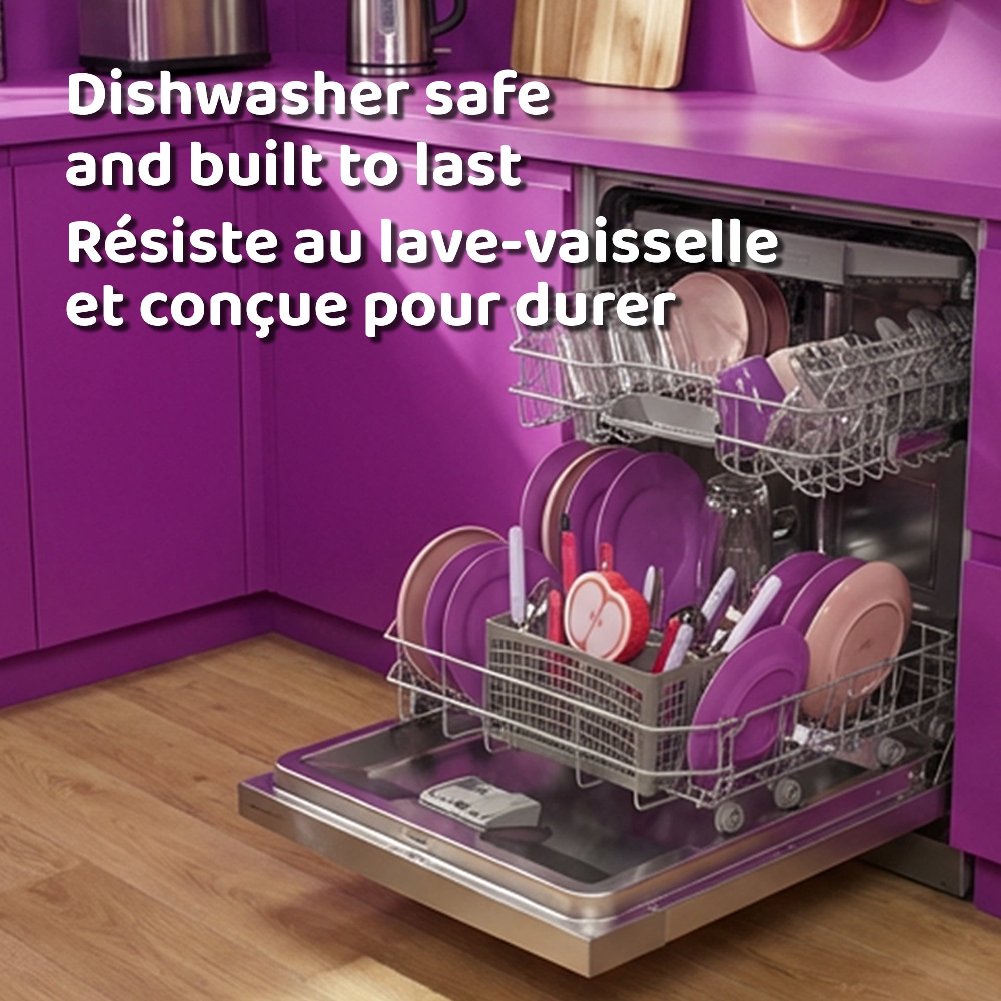 Vileda Punch Éponge à récurer multi-usage, pomme