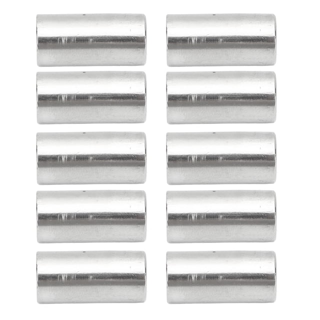 Écrous d'Accouplement pour Tige, Écrou d'Accouplement Rond L25mm en Acier Inoxydable 10 Pcs pour Remplacement