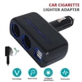 thumbnail image 3 of 12V Car Cigarette Lighter Socket Adapter Dual USB Double Plug Splitter G9W5, 3 of 8
