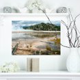 thumbnail image 1 of Grand Prismatic Spring - Landscape Photography Canvas Art Print, 1 of 3