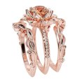 thumbnail image 2 of TopLLC Rings New Three-piece Rose Set With Zircon Rings Can Be A Valentine's Day Gift the ring, 2 of 2