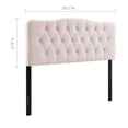 thumbnail image 4 of Modway Annabel Diamond Tufted Performance Velvet King Headboard in Pink, 4 of 5