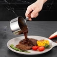 thumbnail image 4 of Poêle Antiadhésive Conçue pour la Cuisine Quotidienne, Petite Casserole en Acier Inoxydable avec Poignée en Bois pour Réchauffer le Lait et le Beurre, Réchauffeur et Soupes Légères, Casserole Compacte pour la Préparation en Cuisine, 4 of 4
