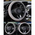thumbnail image 2 of 38CM Ice Car Auto Silk Steering Wheel Cover Universal Anti-slip Wheel Protector, 2 of 10