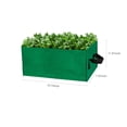 thumbnail image 4 of Labymos Rectangle Garden Grow Bags Planter Box Planting Beds Grow Pots with Handles Breathable Felt, 4 of 8