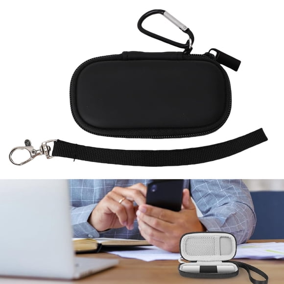 Hard Carrying Case Fit for KardiaMobile, Travel Case Portable Waterproofing PU EVA Easy To Use with Strap Climbing Buckle for Sports