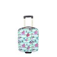 thumbnail image 2 of Betsey Johnson Collection de Bagages sous le Siège de Designer - Valise Rigide de Cabine 15 Pouces pour Femmes - Sac sous le Siège Léger avec 2 Roues Roulantes (Colibri à Rayures et Floral), 2 of 4