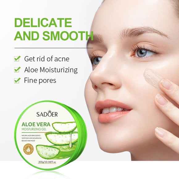 TopLLC Creams & Moisturizers Aloe Moisturizing Gel - Fresh Hydrating Non-Greasy Aloe Gel 300g A gel