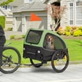 thumbnail image 2 of PawHut Remorque pour Chien, Chariot Bicyclette pour Animal avec Roues de 20 Pouces, 2 of 10