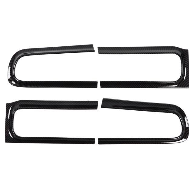 4pcs Remplacement de Couverture de Feu Arrière de Style Fibre de Carbone pour Dodge Challenger 20152021