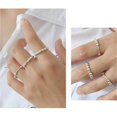 thumbnail image 3 of tredstone Anxiety Bead Ring Women Men Fidget Simple Style Anti-stress Stainless Steel Copper Beads Free Rotation Gift Daily Wear 17mm, 3 of 8