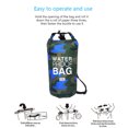 thumbnail image 4 of 2L Inflatable Swimming Bag Multifunction Dry Sack Large Capacity Dustproof Washable Storage Pouch Boating Lifebelt Water Sports Blue Camouflage 19x55cm, 4 of 7