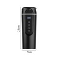 thumbnail image 3 of Car Electric Kettle 12V/24V Car Travel Electric Kettle Car Heating Mug With Anti Spill Lid Portable Coffee Travel Cup Temperature Control Kettle For Tea Milk, 3 of 8