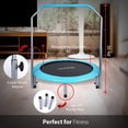 thumbnail image 3 of SereneLife 40 Inch Indoor Outdoor Fitness Trampoline with Padded Frame Cover, 3 of 7