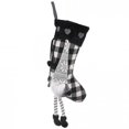 thumbnail image 4 of XZNGL Christmas Stockings Ornament Checked Deco Check Car Stockings Gift Bag, 4 of 9