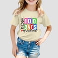 thumbnail image 2 of HNMKIU T-Shirt Décontracté à Manches Courtes pour Filles, Imprimé Tendance, Col Rond, Confortable et Ample pour un Usage Quotidien, 2 of 4
