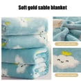 thumbnail image 4 of Vrorvz Premium Flannel Blanket for Bed Sofa Travel Cozy Lightweight Polyester Blanket Versatile Use Easy Care Suit Gift Warm Relaxed for Home and Outdoor Events, 4 of 6