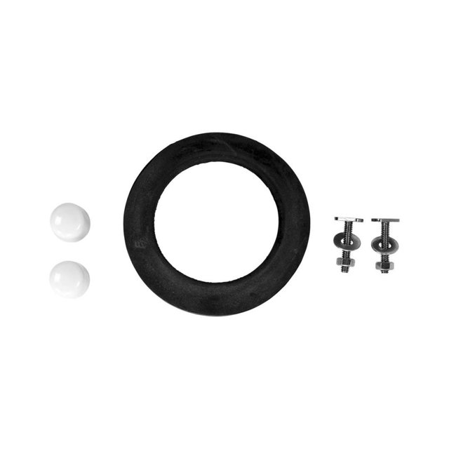 Lippert Joint de Toilette Components 2022121983 Flow Max; Remplacement pour Lippert Flow Max Toilettes; Joint de Bride de Plancher; Simple; avec Trousse de Montage de Toilette