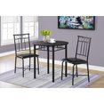 thumbnail image 1 of Monarch Specialties Black Metal Dining Set, 1 of 3
