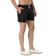 thumbnail image 4 of INSPIRE CHIC Men's Quick Dry Swim Trunks Lightweight Polyester Board Shorts with Mesh Lining 32 Black, 4 of 7