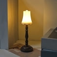 thumbnail image 3 of Doll Night Light Vintage Mini Desk Lamp Dollhouse Light Battery Operated Dollhouse Led Desk Lamp Table Lights Miniature Desk Lamp European Style Plastic Small Table Lamp, 3 of 3