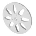 thumbnail image 1 of 1/4 7 Inch Empty Tape Reel, 8 Hole Universal Open Reel Sound Tape Empty Reel, Aluminum Take Up Reel Opening Machine Part, 1 of 8