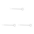 thumbnail image 1 of VONKY Stainless Steel Crochet Hook Ergonomic Professional Sewing Shop Needles Short 3Set, 1 of 6