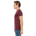 thumbnail image 3 of Bella Canvas Mens Jersey V-Neck Tee, XL, Maroon Marble, 3 of 3