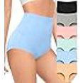 thumbnail image 3 of Envlon Culottes Taille Haute pour Femmes en Coton, Grande Taille, Culottes Post-Partum pour Dames, Très Grand, 3 of 4
