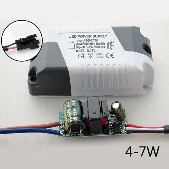 Lefu 3W-24W Segment AC85-265V Constant Current LED Driver Plastic Shell For Lamp New