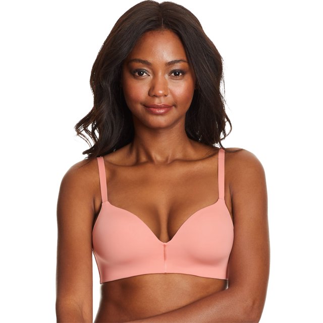 Maidenform Womens One Fabulous Fit 2.0 Wireless Bra, 38B, Budding Pink