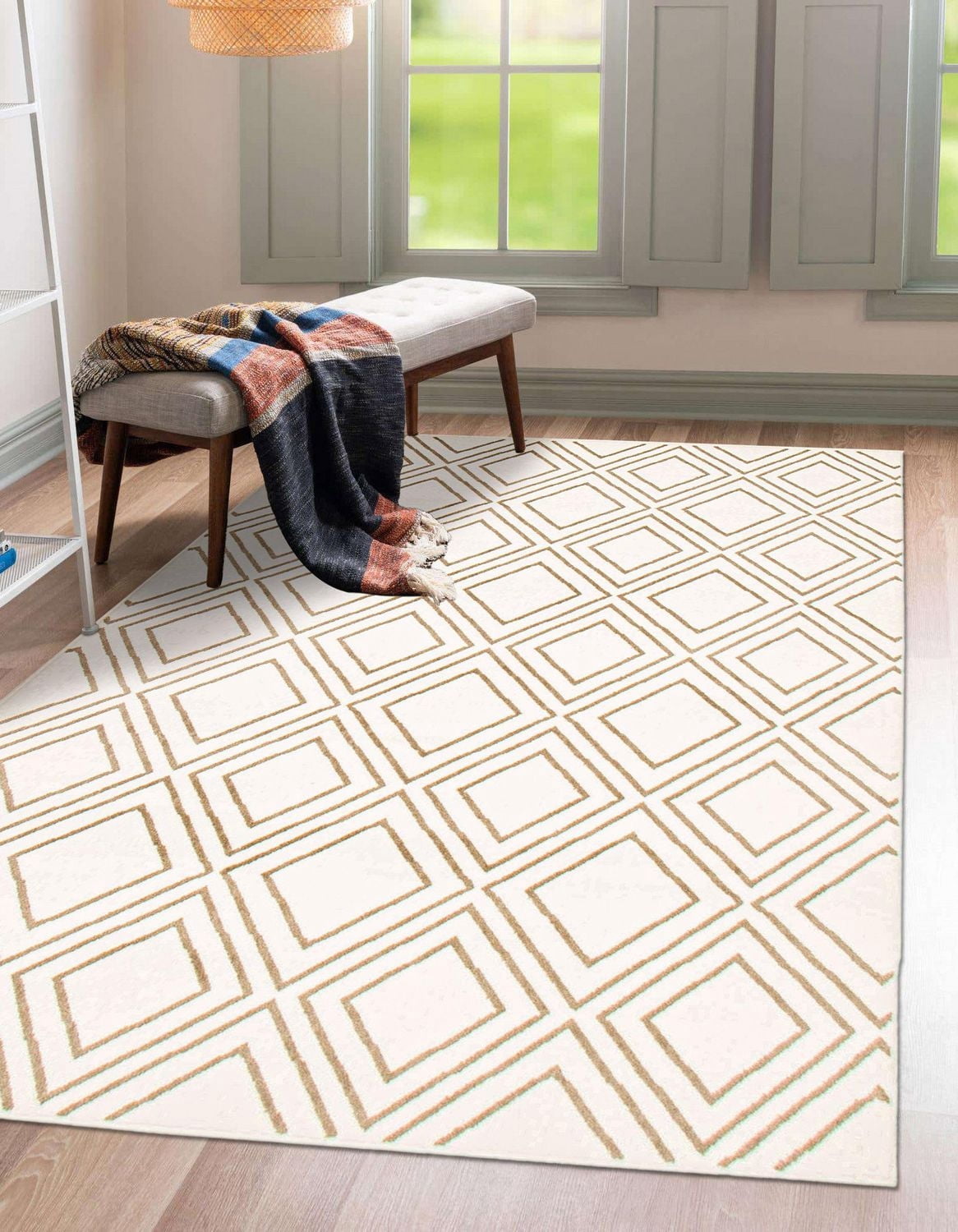 Tapis ECARPET d'Intérieur Géométrique Moderne