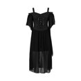 thumbnail image 1 of goowrom Robe d'Halloween pour Femmes, Col Bateau Épaules Dénudées une Pièce, 1 of 9