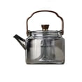 thumbnail image 2 of Fwttom Home Decor High Borosilicate Glass Teapot Made of Walnut Wood Gray Boiling Teapot Double Bladed Teapot Open Flame Heating Lifting Beam Teapot, 2 of 6