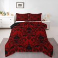 thumbnail image 1 of Erosebridal Bohemian Skull Bedding Twin Comforter Set,Exotic Style Down Comforter,Gothic Halloween Bedding Sets Twin with Comforter,Ultra Soft Hippie Room Decorative,Reversible,2-Piece, 1 of 8
