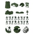 thumbnail image 3 of 100pcs Soldier Figurine Toys Soldier Molds Military Wargaming Plastic Model Kit, 3 of 8