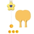 thumbnail image 4 of Children's Hanging Table Tennis Trainer Exercise Equipment Toy Practice Ping Pong Self Training Yellow 2 Paddles, 4 of 8