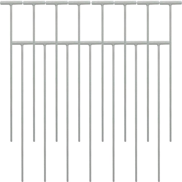 15 Pcs Pièges d'Entrée pour Pigeons Cage à Oiseaux Fenêtre Porte Rideau Barres en Fer en Forme de T