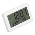 thumbnail image 2 of Réveil Numérique, Blanc Beau Simple Mini Robuste Durable Réveil Poids Léger pour l'Hôtel pour la Maison pour le Bureau, 2 of 8