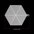 thumbnail image 2 of Unique Bargains Plastic Mesh Canvas Sheets,10Pcs 5.97' Cross Needlework Blank Yarn Crafting,Hexagon Shape, 2 of 5