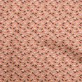 thumbnail image 1 of oneOone Polyester Spandex Orange Fabric Colorful Dinosaur Cartoon Fabric For Sewing Printed Craft Fabric By The Yard 56 Inch Wide, 1 of 5